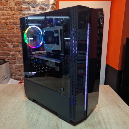 Unitate PC Gaming Floston Aorus AMD Ryzen 7 2700, 16 Gb RAM, 256 Gb SSD, 1 Tb HDD, Radeon RX480
