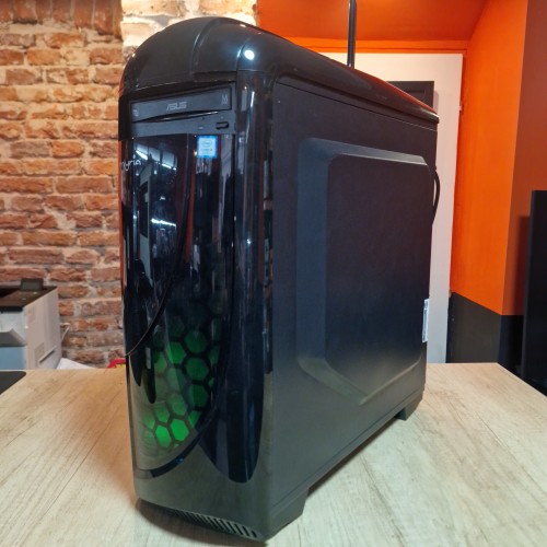 Unitate PC Gaming Myria, i5 7400, 3.0 GHz, 16 Gb RAM, SSD 256 Gb, HDD 2 Tb, nVidia GeForce GTX 1050 Ti 4 Gb
