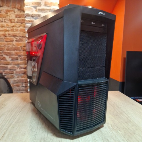 Unitate PC Gaming Zalman Z11 Plus, AMD A10-7850K, , 8 Gb RAM DDR3, SSD 256 Gb, HDD 1 Tb, RX 570 8 Gb
