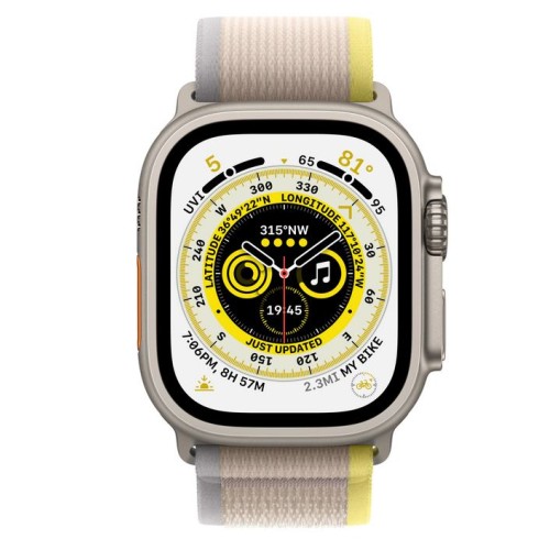 Apple Watch Ultra 49 mm A2622, Titanium Case, GPS, Cellular, Starlight Alpine Loop
