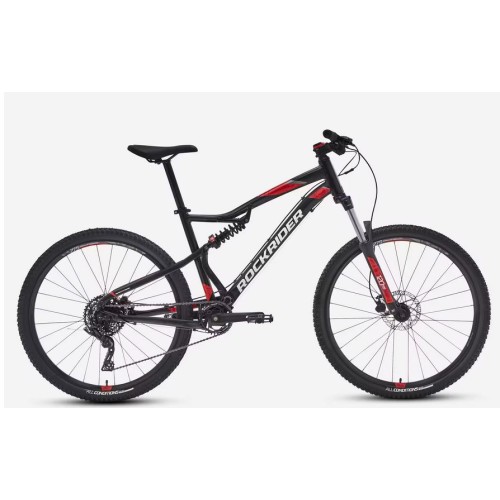 Bicicleta MTB Rockrider ST530, Cadru marime S, Roti 27.5, Ghidon 760mm, Frane Shimano MT200 Fata-Spate, Pipa 70mm
