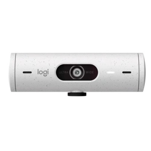 Camera web Logitech Brio 500, Full HD 1080p, RightLight 4, 90 FoV, USB-C, Privacy - Off White

