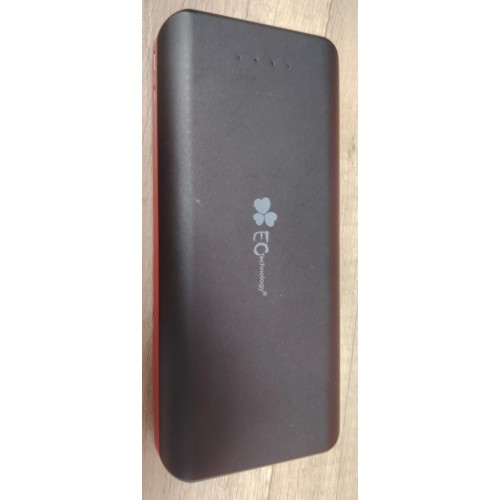 Baterie Externa EC Technology PB01, 22.400 mAh, Output 5 V/ 5.5 A, Negru/Rosu
