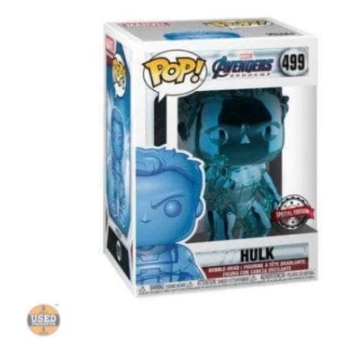 Figurina de vinil Funko POP! Marvel Avengers Endgame Hulk Blue Chrome 499
