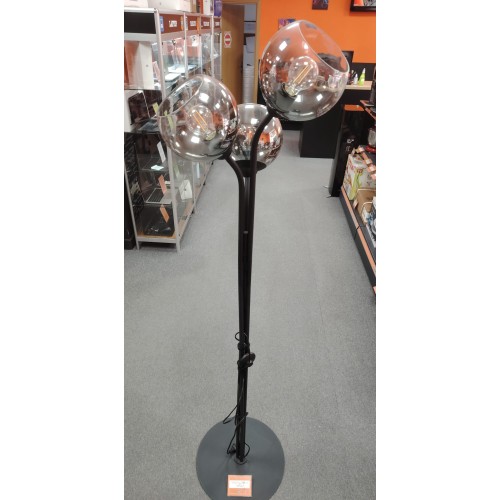 Lampadar De Podea BDSK Handels C40533-3MM, 3 Capete De Iluminare, 25 W, Negru
