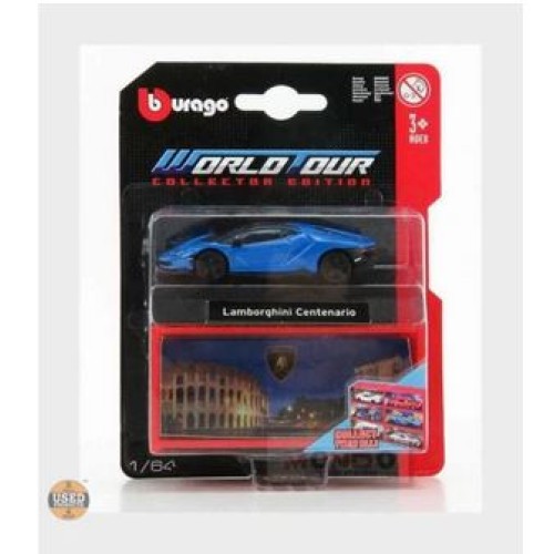 Macheta auto Bburago Die Cast World Tour Collection, 1:64, diferite modele