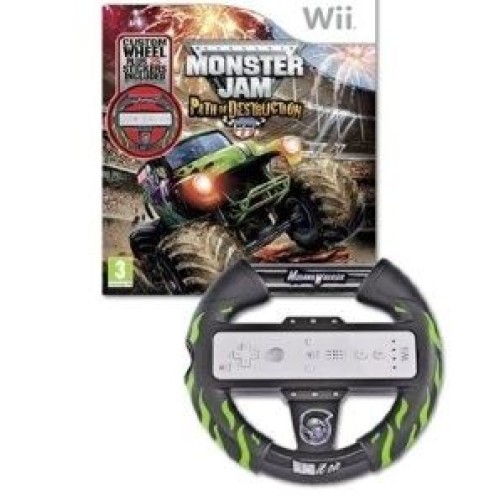 Monster Jam Path Of Destruction + Volan Joc Nintendo WII