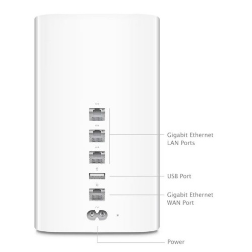 NAS Apple AirPort Time Capsule, 802.11ac, 2 Tb, A1470