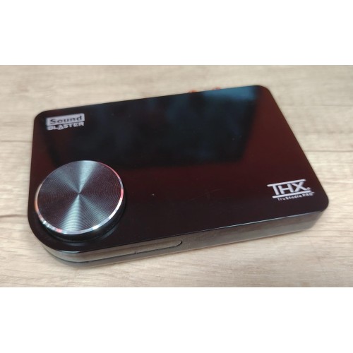 Placa De Sunet Creative SoundBlasterX-Fi HD SB1240, USB 2.0, 2 Canale, Fidelitate 24-bit / 96kHz, Compatibil Windows 7/10, Negru
