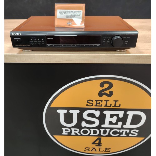 Receiver Radio Sony ST-SE520, Benzi FM / MW / LW, FM Tuning Range: 87.5 la 108 MHz, MW Tuning Range: 522 la 1611 kHz, LW Tuning Range: 144 la 288 kHz, Coaxial
