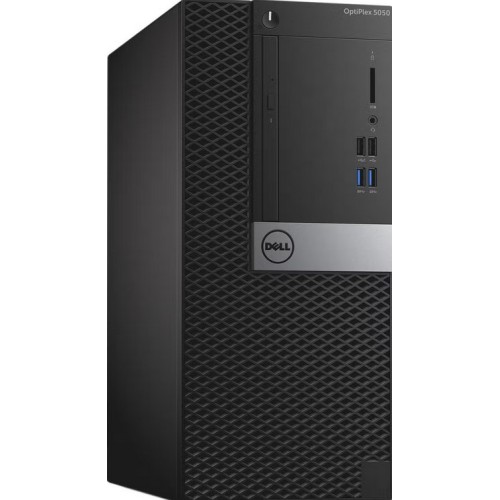 Sistem Desktop PC DELL Optiplex 5050, Intel Core i7-7700 3.4GHz, 16 Gb RAM, SSD 256 Gb, Intel HD Graphics
