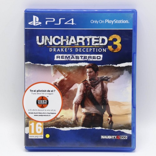 Uncharted 3 Drake's Deception Remastered - Joc PS4