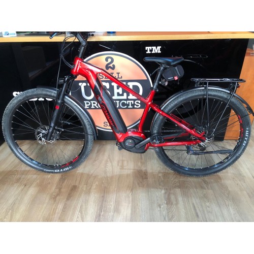 Bicicleta Electrica Conway Cairon C 1.0 Diamond red / black 2024, Roti 29 inch, Cadru Aluminiu, Furca RST Blaze MLO 120 mm, Motor Bosch Performance Line, Baterie PowerPack 500 Wh, Frane Hidraulice, Schimbator Tektro 8 Viteze
