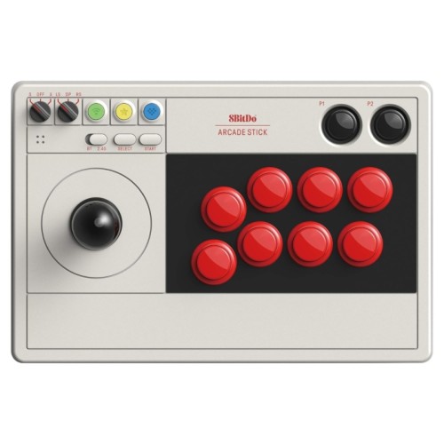 Gamepad 8BitDo Arcade Stick, Wireless, Personalizabil, Bluetooth, Compatibil PC/Nintendo Switch, Multicolor
Gamepad 8BitDo Arcade Stick, Wireless, Personalizabil, Bluetooth, Compatibil PC/Nintendo Switch, Multicolor