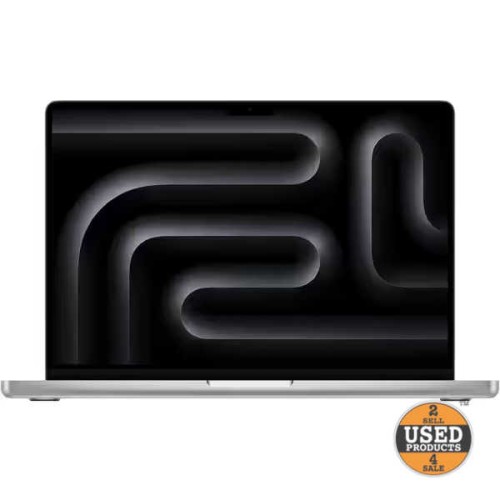 Apple MacBook Pro 14 2023 A2992, 14.2 inch Retina IPS, Apple M3 Max 14-Core, 36 Gb RAM Unified Memory, SSD 1 Tb, Apple 30-core GPU, Touch ID, 3 x Thunderbolt v4, Greutate 1.61 Kg, Camera Web Full HD 1080p, Silver