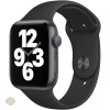 Apple Watch SE 44mm, Space Gray Aluminium Case, Black Sport Band, GPS, A2352