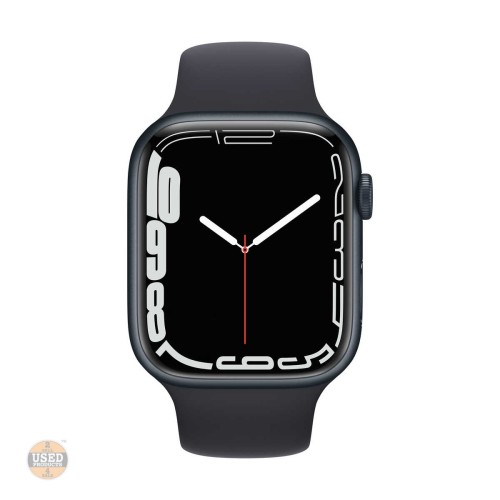 Apple Watch Series 7 45mm Cellular, Midnight Aluminium Case, Midnight Sport Band, GPS, A2478 Apple Watch Series 7 45mm Cellular, Midnight Aluminium Case, Midnight Sport Band, GPS, A2478