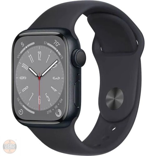 Apple Watch Series 8, 45mm, Midnight Aluminium Case, Midnight Sport Band, GPS, A2771