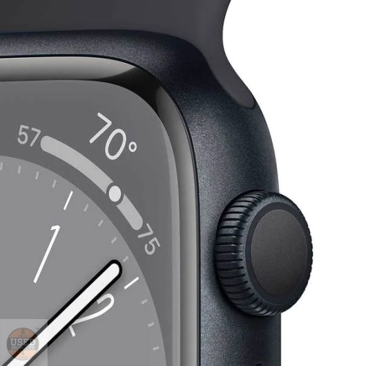 Apple Watch Series 8, 45mm, Midnight Aluminium Case, Midnight Sport Band, GPS, A2771