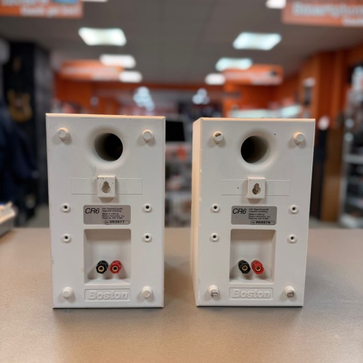 Set boxe 2.0 Boston CR6, 2 Canale, Putere RMS 15W, 8ohm, Alb