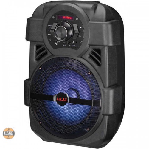 Boxa portabila AKAI ABTS-808L, Bluetooth, Microfon, Jack 3.5mm, USB