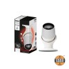 Camera wireless smart Calex, Rezolutie FHD, Detectie la miscare si sunet, Comunicare Bi-directionala, Rezistent la apa, Alb