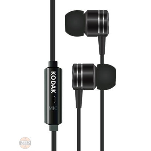 Casti audio cu fir KODAK 300+ MAX Earphones, Microfon, Jack 3.5mm, 1.2m, multiplatforma