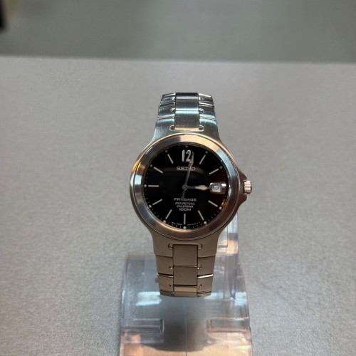 Ceas Barbatesc Seiko Presage 8F32-0300, 36mm, 10 ATM, Curea si carcasa otel inoxidabil, Analog, Quart