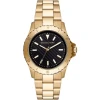 Ceas barbatesc Michael Kors Everest MK9078, 40mm, Quart, Otel inoxidabil, 10ATM, Gold, Analog