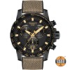 Ceas barbatesc Tissot Supersport Chrono T125617A, 45.5mm, 10 ATM, Otel inoxidabil, Curea textil, Quart