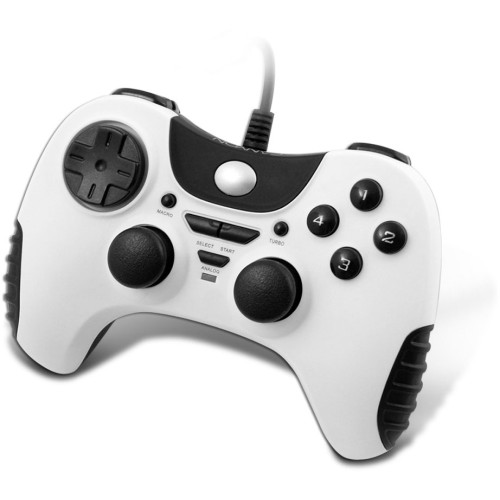 Controller cu fir Canyon CNG-GP2 pentru PC, Alb