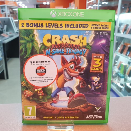 Crash Bandicoot N. Sane Trilogy - Joc Xbox ONE