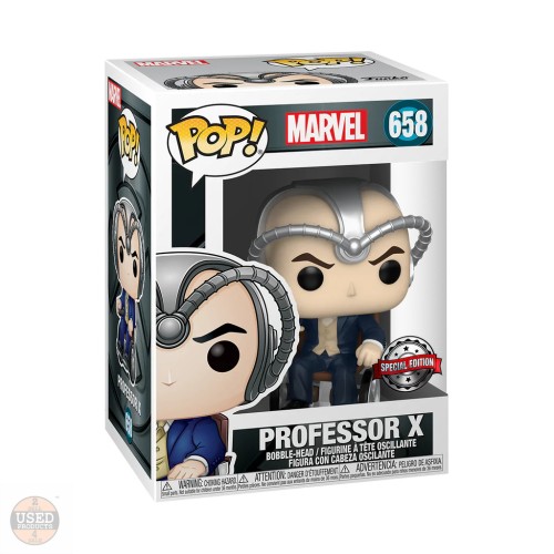 Figurina de vinil Funko POP! Marvel Professor X Cerebro EXC 658