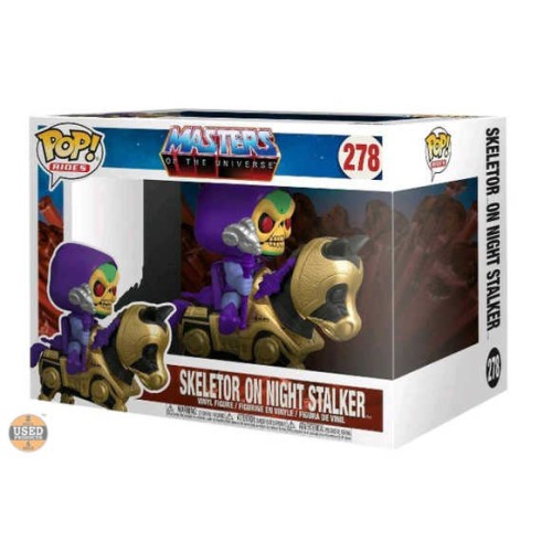 Figurina de vinil Funko POP! Rides Masters of the Univers Skeletor on Night Stalker 278, XL, 18x24 Cm