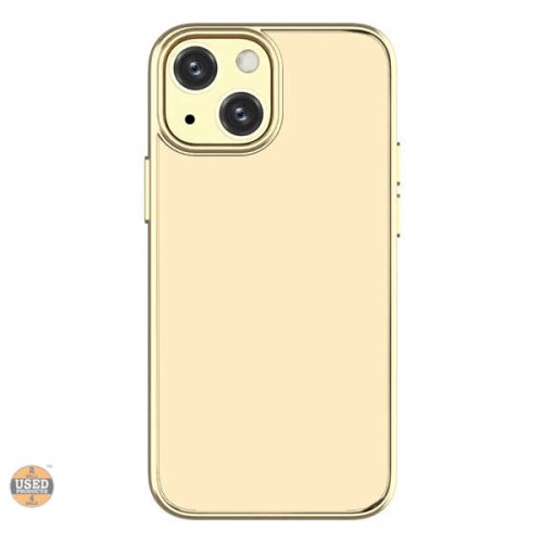 Husa Protectie Spate Cellara Auriu Electro Compatibila cu iPhone 13
