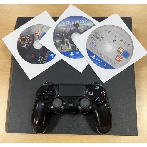 Consola SONY PlayStation 4 Fat (PS4) 500Gb + Controller + 3 jocuri PS4
