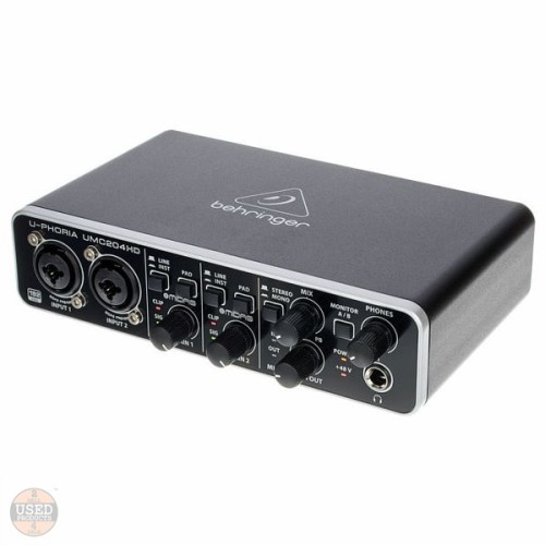 Interfata de sunet Behringer U-Phoria UMC204HD, XLR, USB