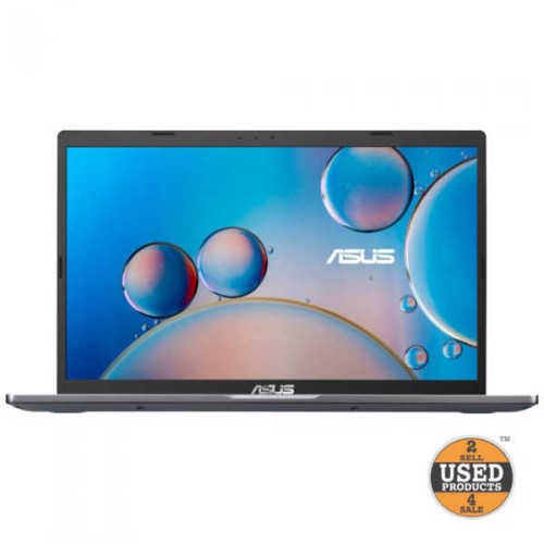 Laptop ultraportabil ASUS X415, Display 14 inch FHD, Intel Core i3-1115G4, 8 Gb RAM 3200 MHz, SSD 256 Gb, Intel UHD Graphics 600, HDMI, USB-C, Jack 3.5mm, Slate Grey