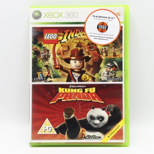 Lego Indiana Jones + Kung Fu Panda - Joc Xbox 360