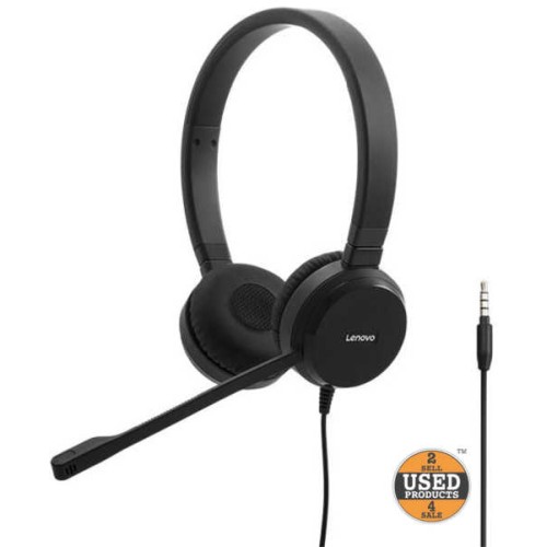 Casti Call Center cu fir Lenovo Pro Wired Stereo ENC060, VoIP, sound by Jabra Casti Call Center cu fir Lenovo Pro Wired Stereo ENC060, VoIP, sound by Jabra