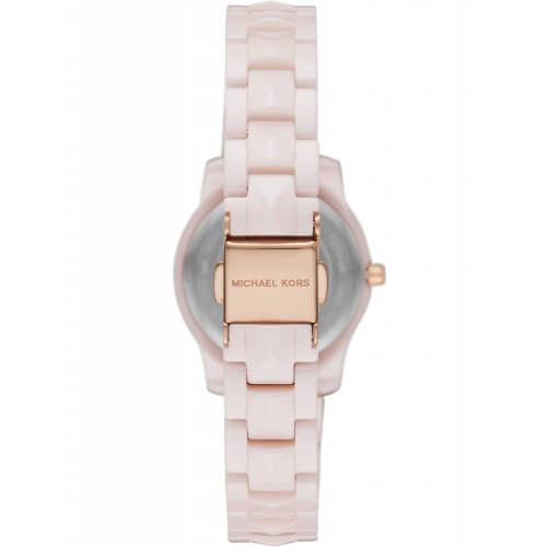 Ceas Michael Kors Runway Mercer Pink Ceramic MK6841
 Ceas Michael Kors Runway Mercer Pink Ceramic MK6841