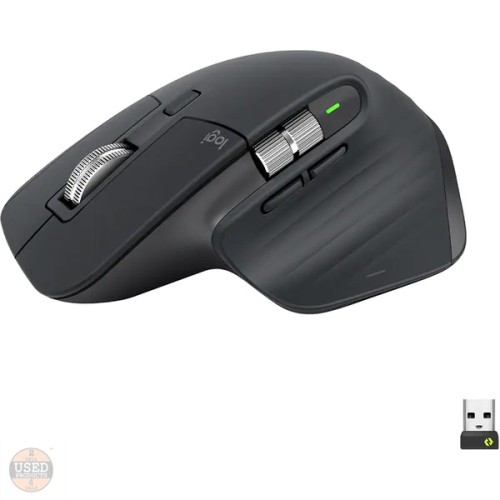 Mouse Wireless Logitech MX Master 3S, 8000 dpi, Quiet Click