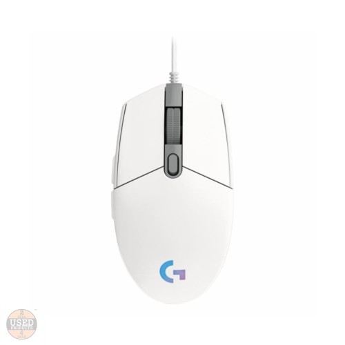 Mouse gaming Logitech G102 Lightsync, 8000 dpi, RGB, White