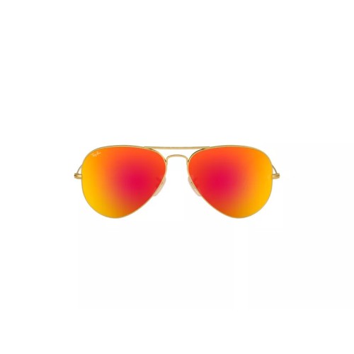 Ochelari de Soare Unisex Ray-Ban RB3025 Aviator, Protectie UV400, Auriu
