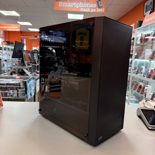 Sistem Desktop Gaming CPE, Procesor AMD Ryzen 5 8500G 5.0Ghz, 16 Gb RAM DDR4, SSD 512 Gb NVMe, nVidia GeForce RTX 3060 Ti 8 Gb, USB, DVI, HDMI, DisplayPort, Ethernet