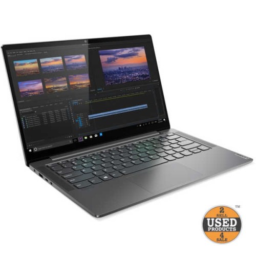 Laptop ultraportabil Lenovo Yoga S740-14IIL, 14 inch FHD, IPS, Intel Core i5-1035G1 3.60 GHz, 16 Gb RAM 3733 MHz, SSD 1 Tb PCI, nVidia GeForce MX250, USB 3.1, USB-C, Jack 3.5mm, Iron Grey