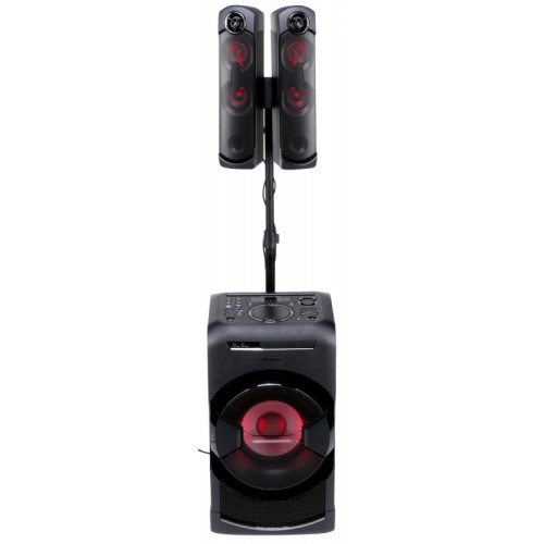 Sistem audio SONY MHC-GT4D, Bluetooth, NFC, USB, CD, DJ Effects, Mega BASS, Party music, Iluminare LED, Telecomanda, Negru