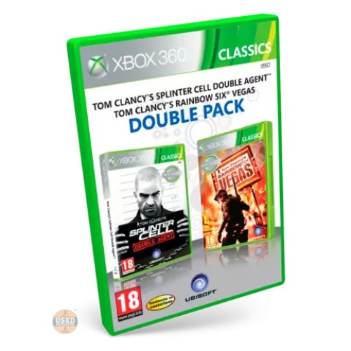 Tom Clancy's Splinter Cell Double Agent + Rainbow Six Vegas - Joc Xbox 360