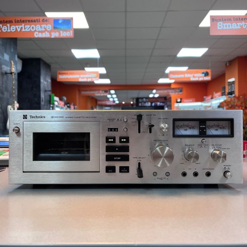 Stereo Cassette Technics RS-676A, 2 canale, 30Hz - 17kHz