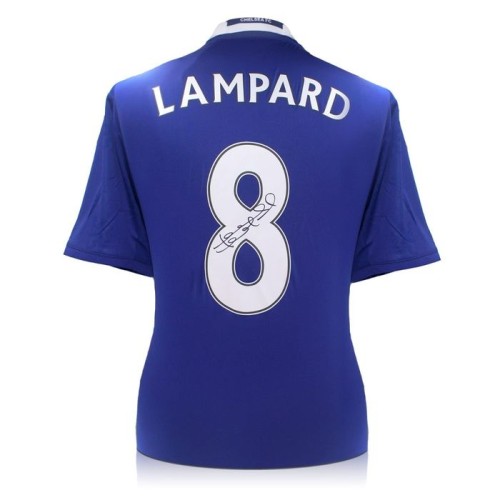 Tablou de colectie cu Tricou inramat Chelsea 2016-2017, Semnatura olografa Frank Lampard, cu Certificat de Autenticitate Tablou de colectie cu Tricou inramat Chelsea 2016-2017, Semnatura olografa Frank Lampard, cu Certificat de Autenticitate